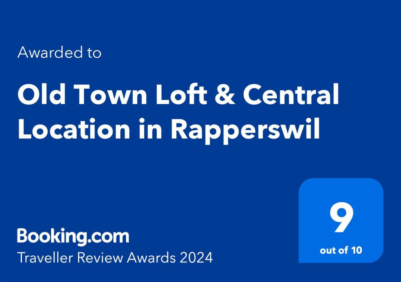 Old Town Loft & Central Location In Rapperswil Bagian luar foto